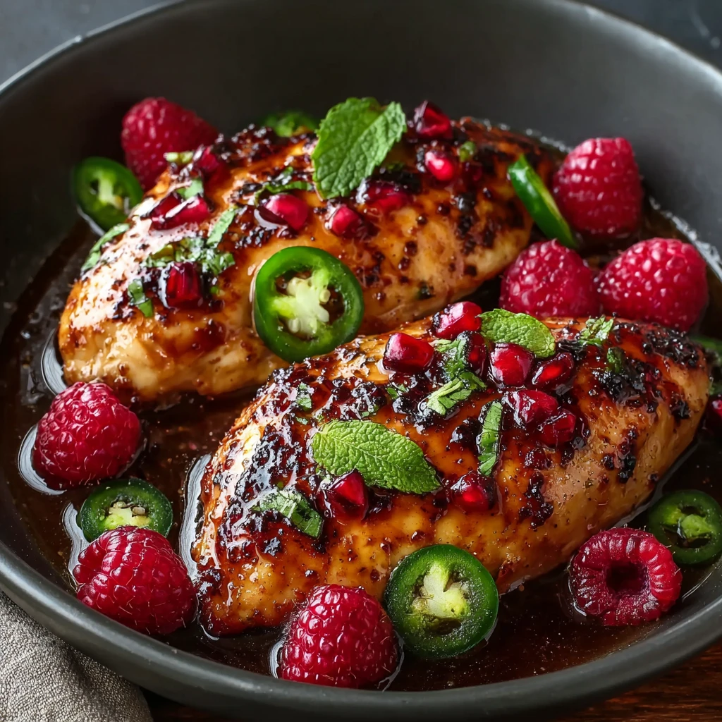 Sweet Spicy Jalapeno Raspberry Chicken Just Minutes