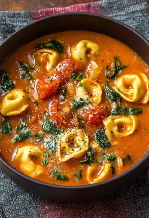 Tomato Tortellini Soup