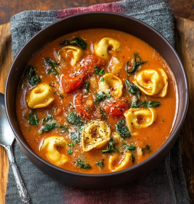 Tomato Tortellini Soup