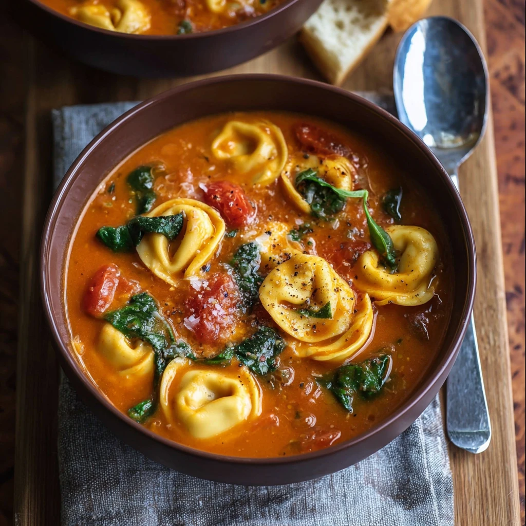 Tomato Tortellini Soup