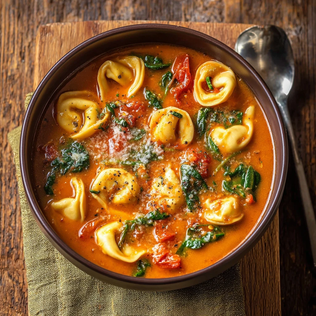 Tomato Tortellini Soup