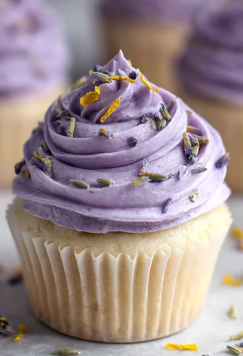 Vegan Lavender Buttercream Smooth Floral Elegant Frosting