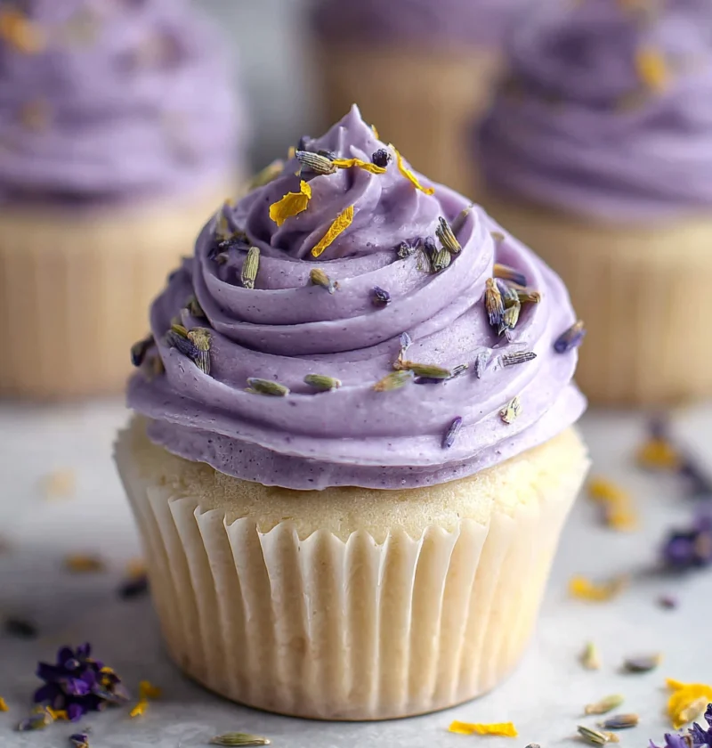 Vegan Lavender Buttercream Smooth Floral Elegant Frosting