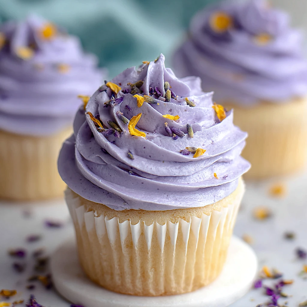 Vegan Lavender Buttercream Smooth Floral Elegant Frosting