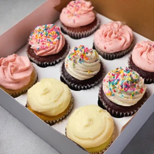 wild flower cupcakes