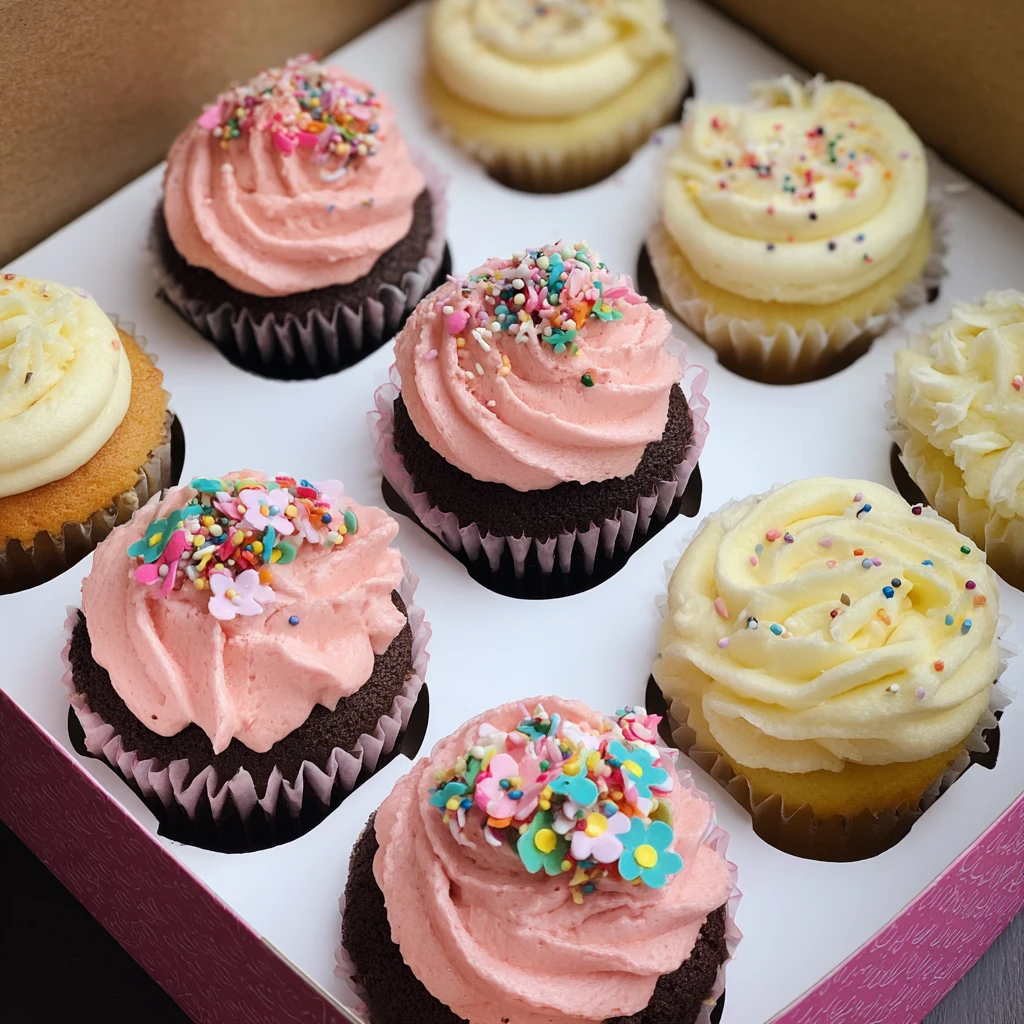 Wild Flower Cupcakes