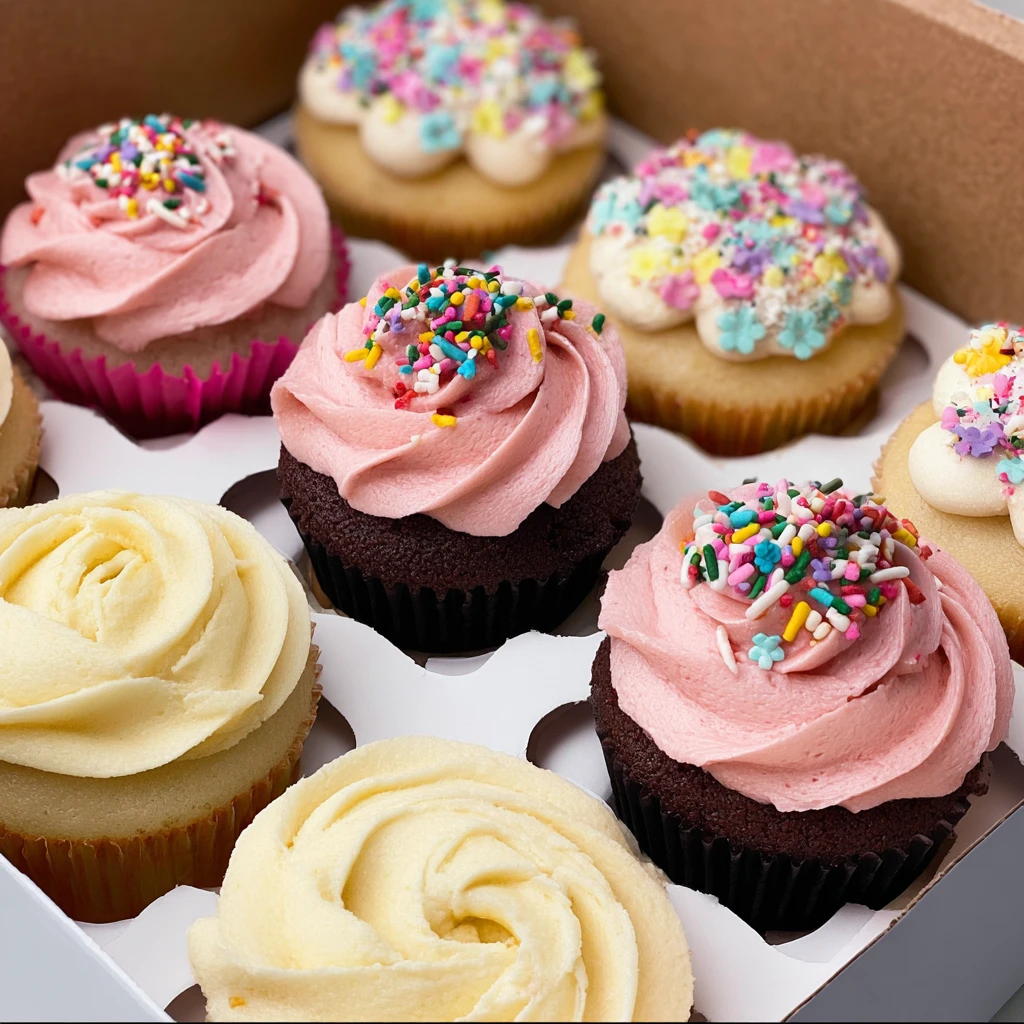 Wild Flower Cupcakes