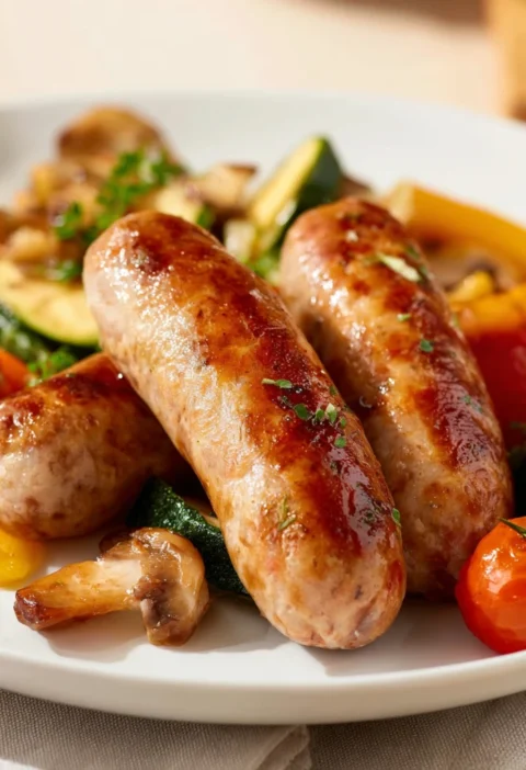 10minute Air Fryer Chicken Sausage Veggies Dinner