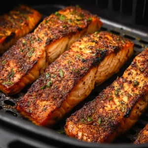 Perfect 10-Minute Air Fryer Salmon (Crispy & Healthy)