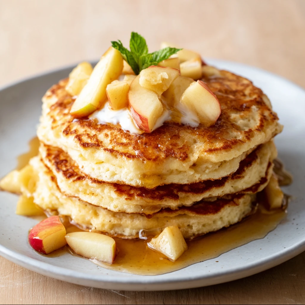 Apple Yogurt Pancakes Recipe