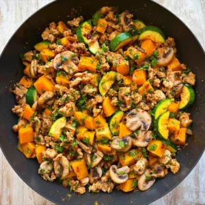 Asian Ground Chicken Stir Fry