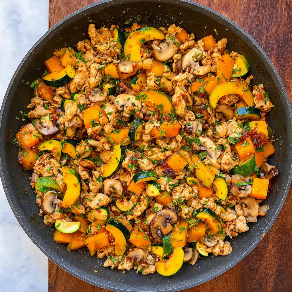 Asian Ground Chicken Stir Fry