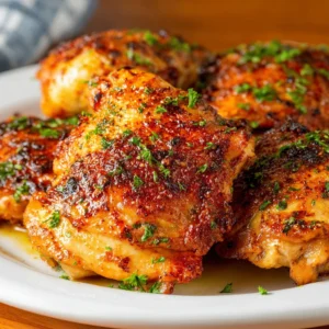 Baked Chicken Thighs