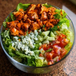 Delicious Buffalo Chicken Salad – Spicy, Easy High‑Protein Salad 