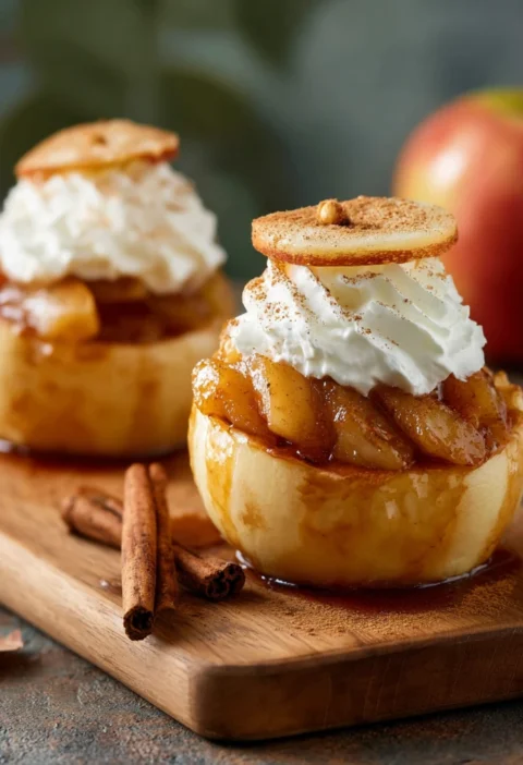 Cheesecake Stuffed Apples Recipe