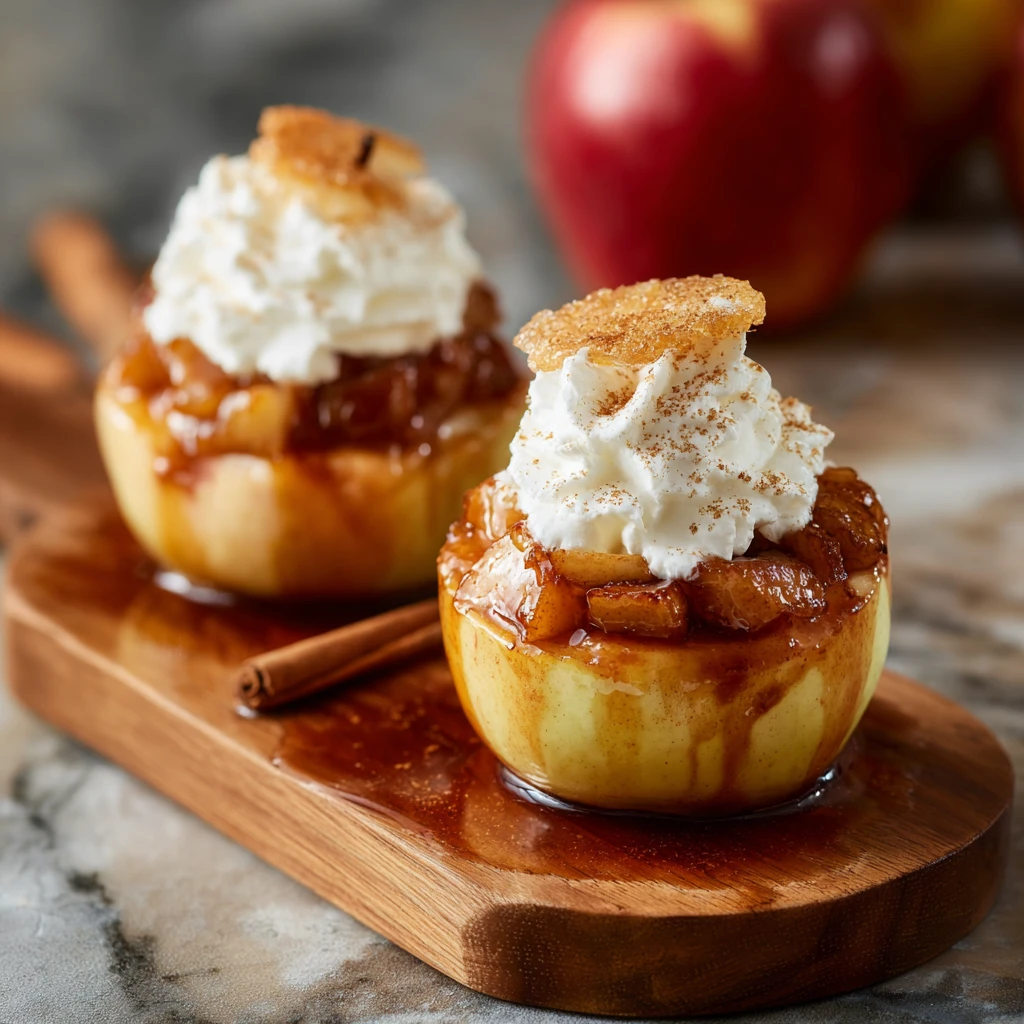 Cheesecake Stuffed Apples Recipe