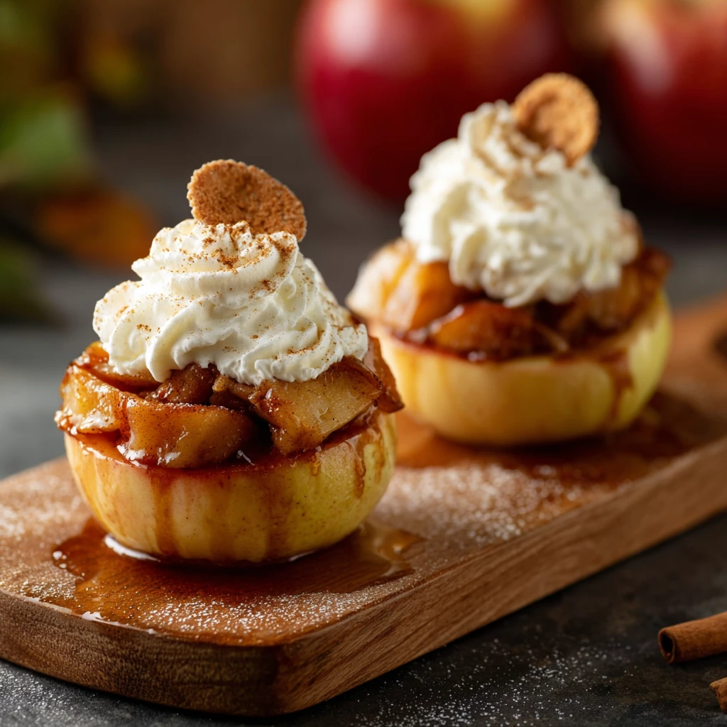 Cheesecake Stuffed Apples Recipe