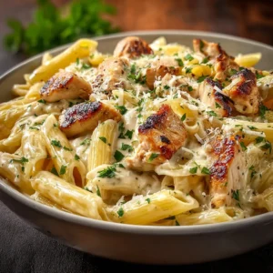 Creamy Garlic Chicken Pasta