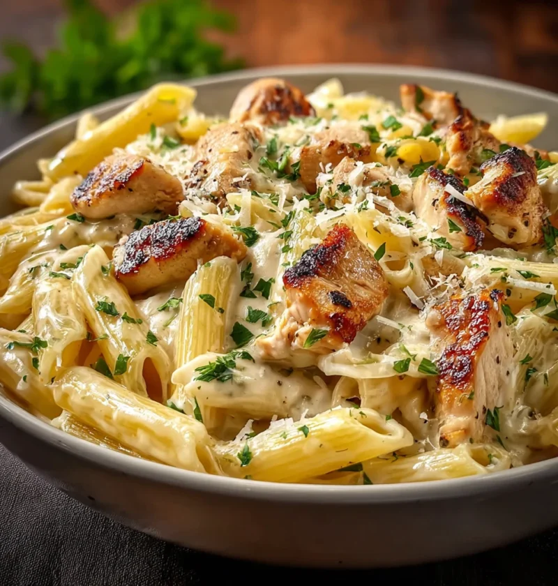 Creamy Garlic Chicken Pasta