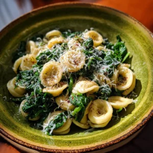 Creamy Orecchiette Spinach Pasta – Easy Weeknight Dinner