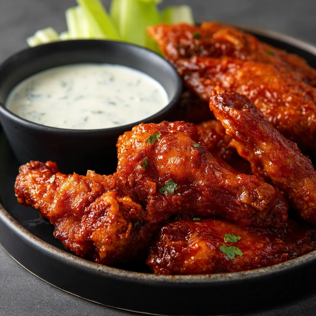 Crispy Buffalo Wings Recipe