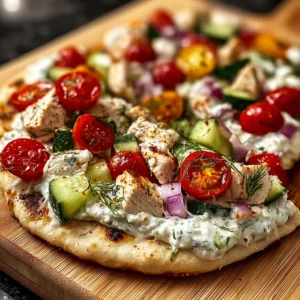 Discover the Delightful Tzatziki Chicken Pizza Recipe Today!