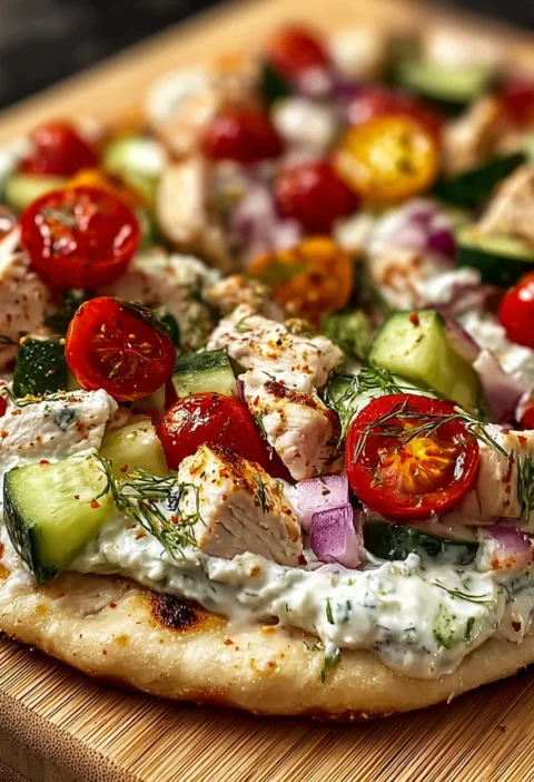 Discover Delightful Tzatziki Chicken Pizza Recipe Today