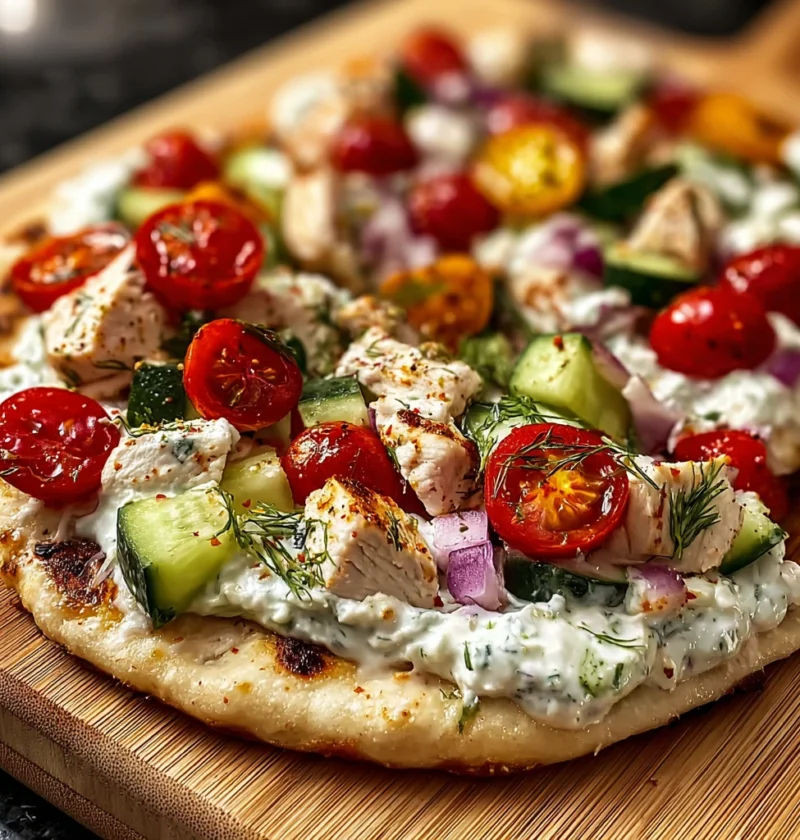 Discover Delightful Tzatziki Chicken Pizza Recipe Today
