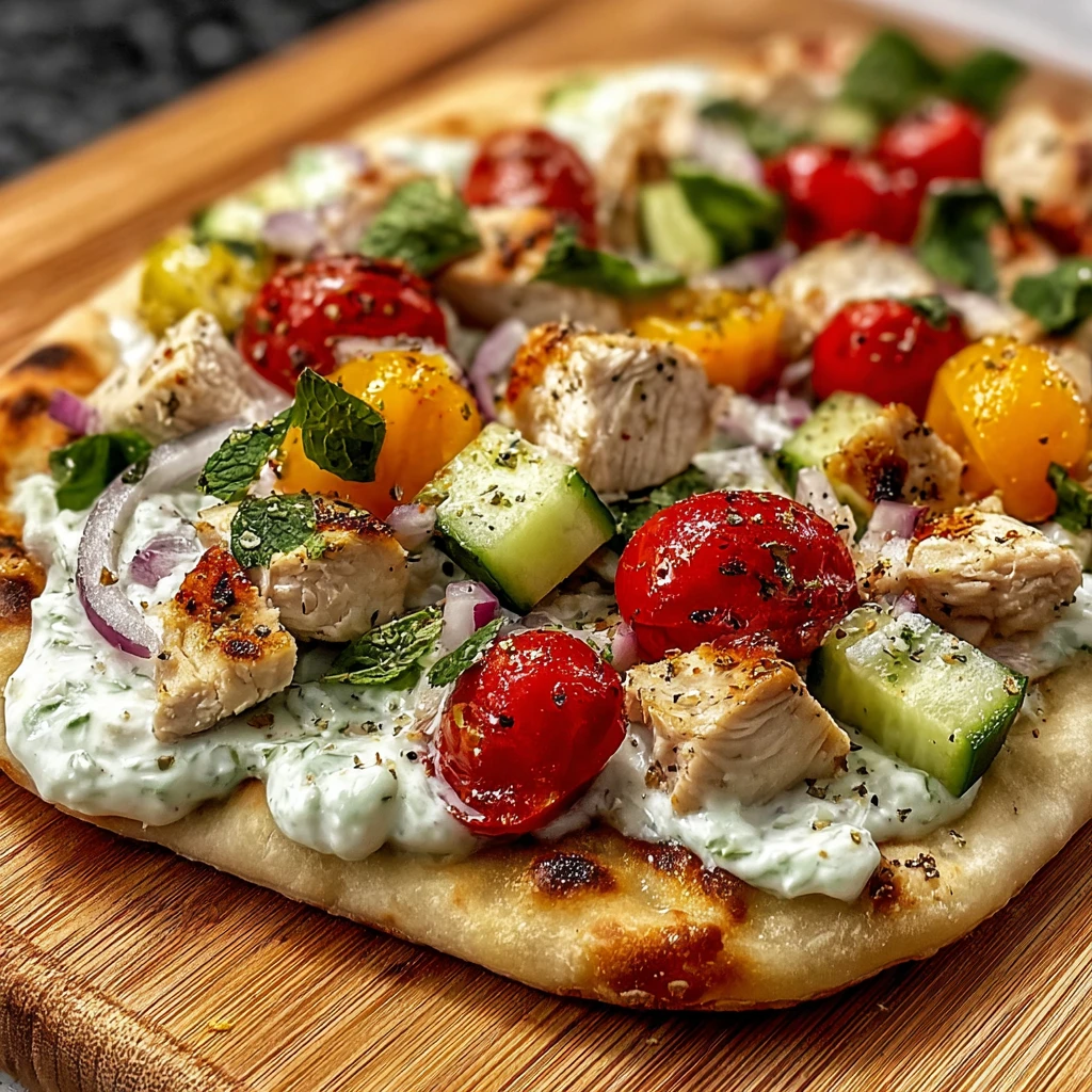 Discover Delightful Tzatziki Chicken Pizza Recipe Today