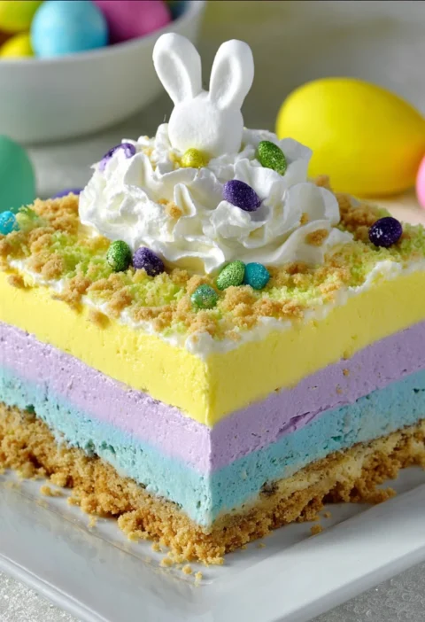 Easter Cheesecake Lasagna