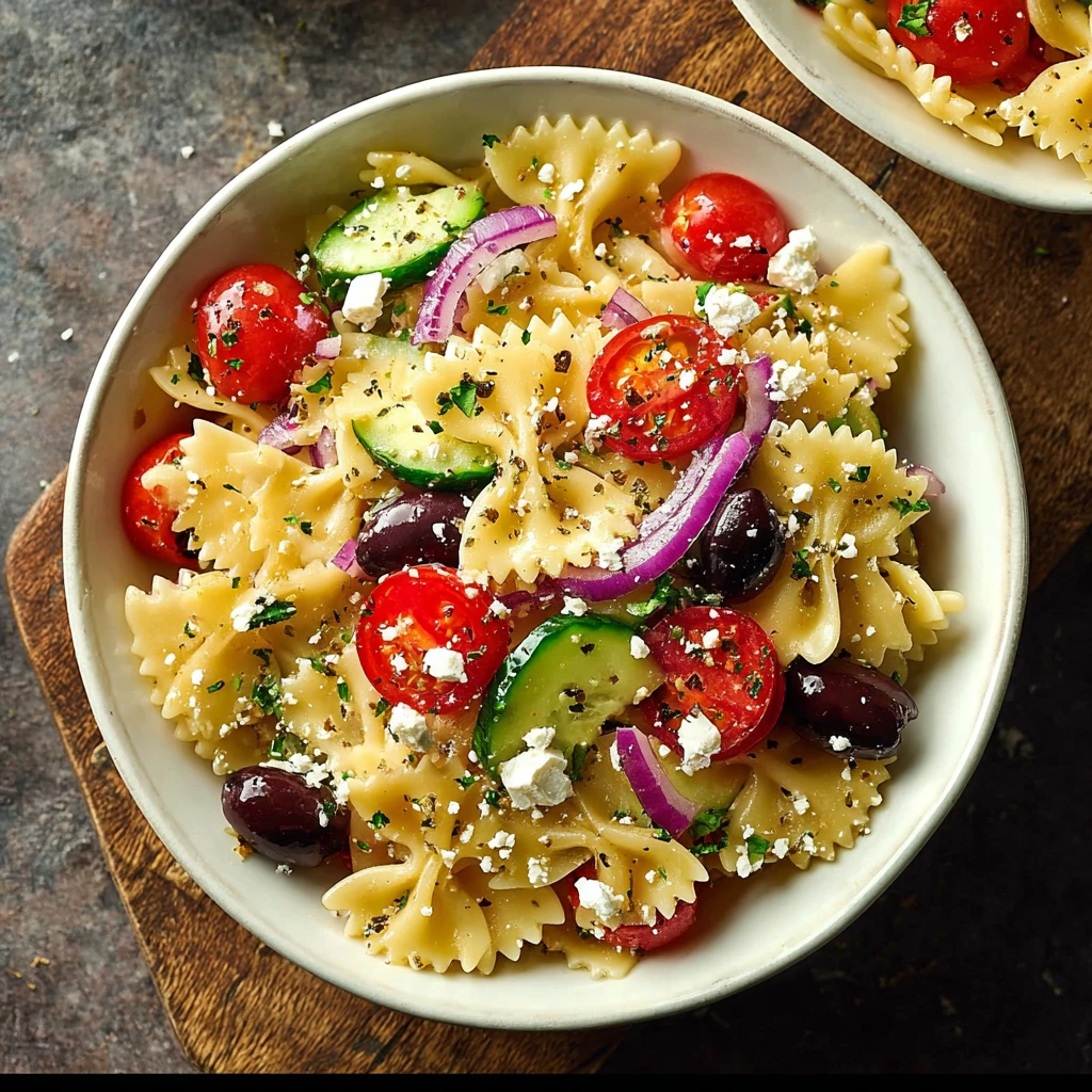 Greek Pasta Salad Feta