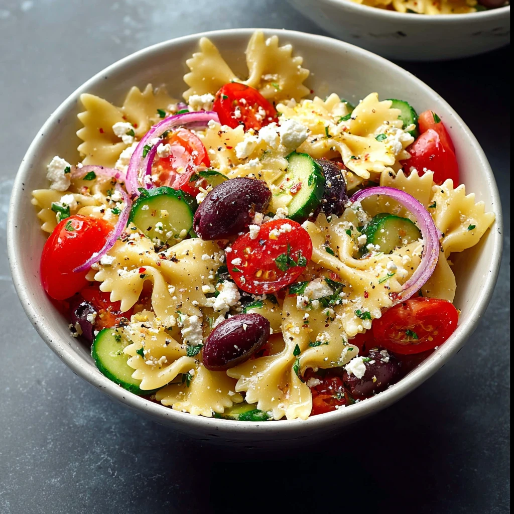 Greek Pasta Salad Feta