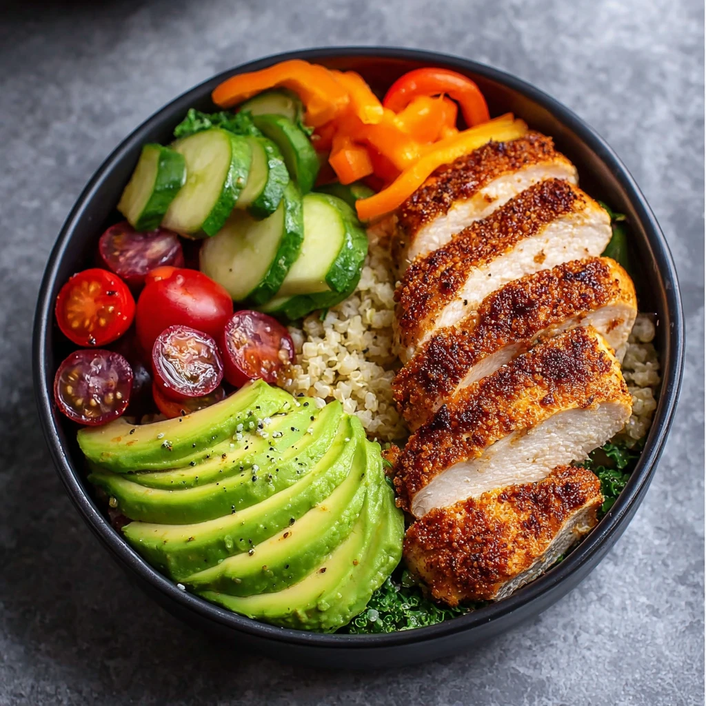 Healthy Chicken Meal Prep Bowl (High Protein Recipe)
