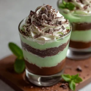 How to Make Healthy Shamrock Shake Pudding Cups