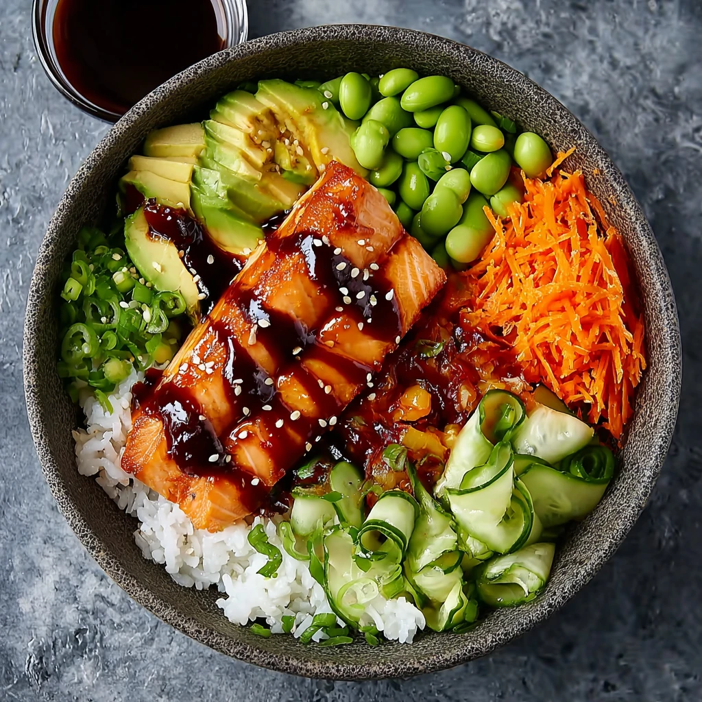 Make Flavorful Salmon Rice Bowl Stepbystep