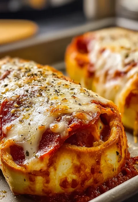 Indulge Cheesy Pepperoni Rollups Delicious Treat