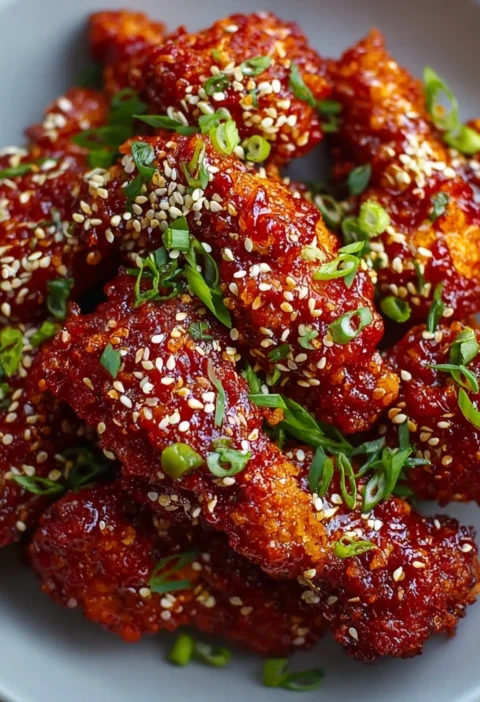 Korean Fried Chicken Crispy Saucy Absolutely Addictive