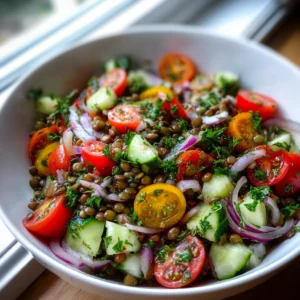 Lentil Salad Recipe – Healthy, Make‑Ahead Meal Prep Salad