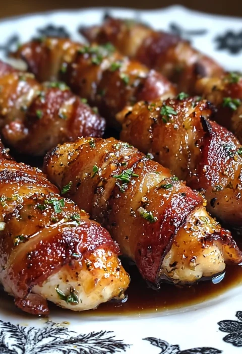 Make Irresistible Bacon Wrapped Chicken Tenders Minutes