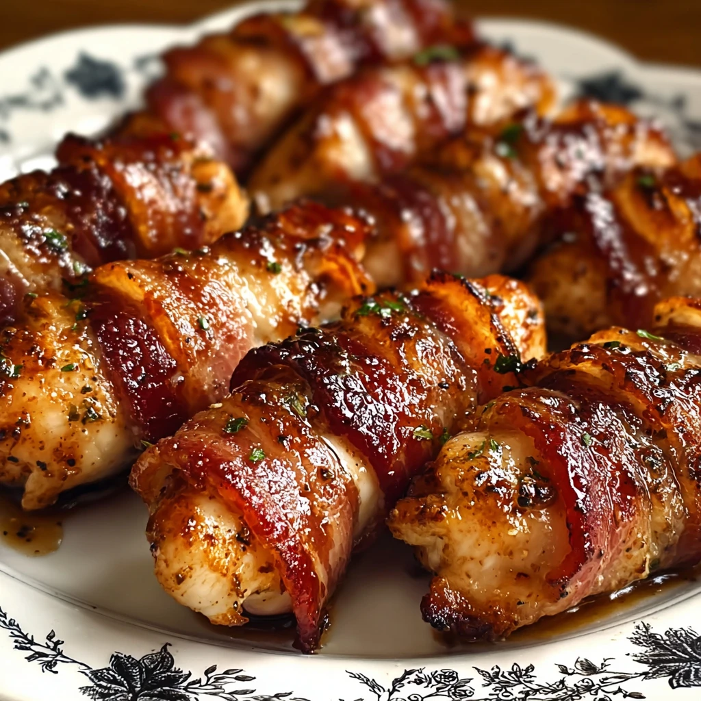 Make Irresistible Bacon Wrapped Chicken Tenders Minutes