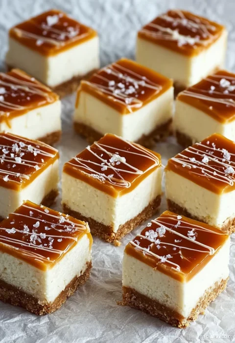 Bake Caramel Cheesecake Bars