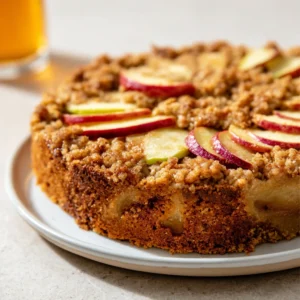Pecan Apple Crisp Coffee Cake Recipe