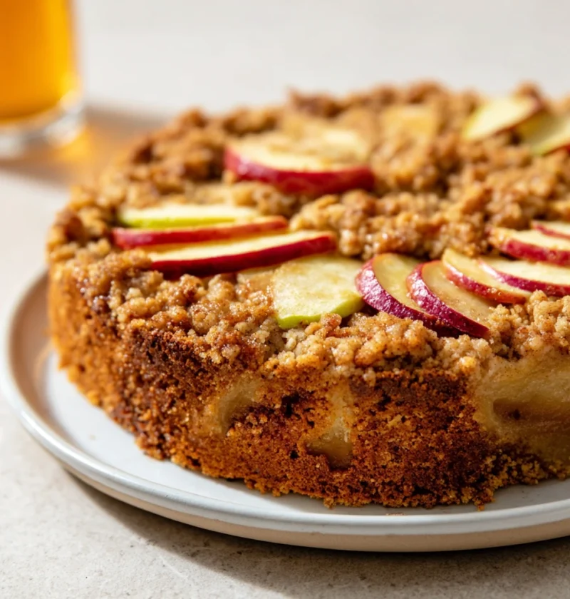 Pecan Apple Crisp Coffee Cake Recipe