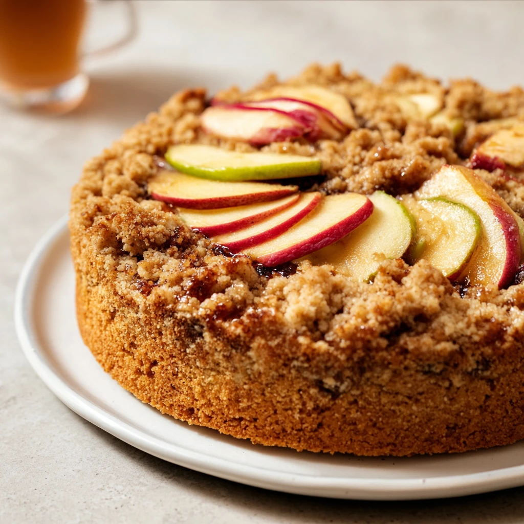 Pecan Apple Crisp Coffee Cake Recipe