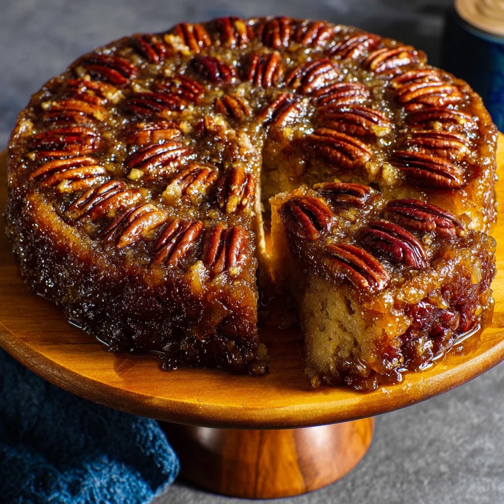 Pecan Upside Down Cake Recipe