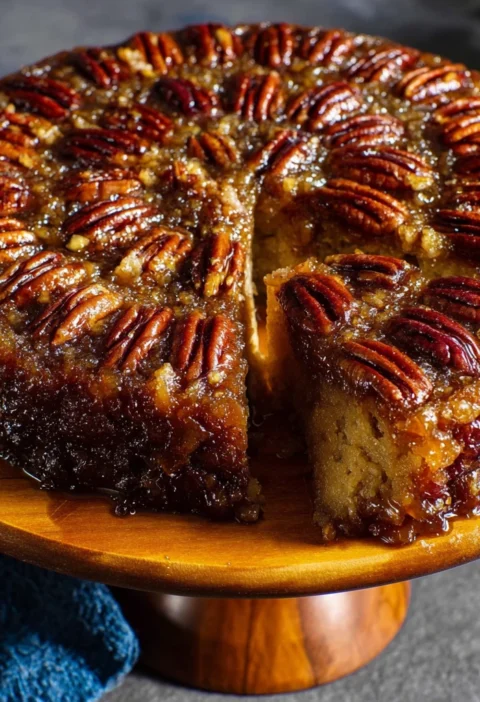 Pecan Upside Down Cake Recipe