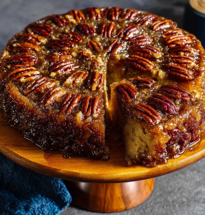 Pecan Upside Down Cake Recipe