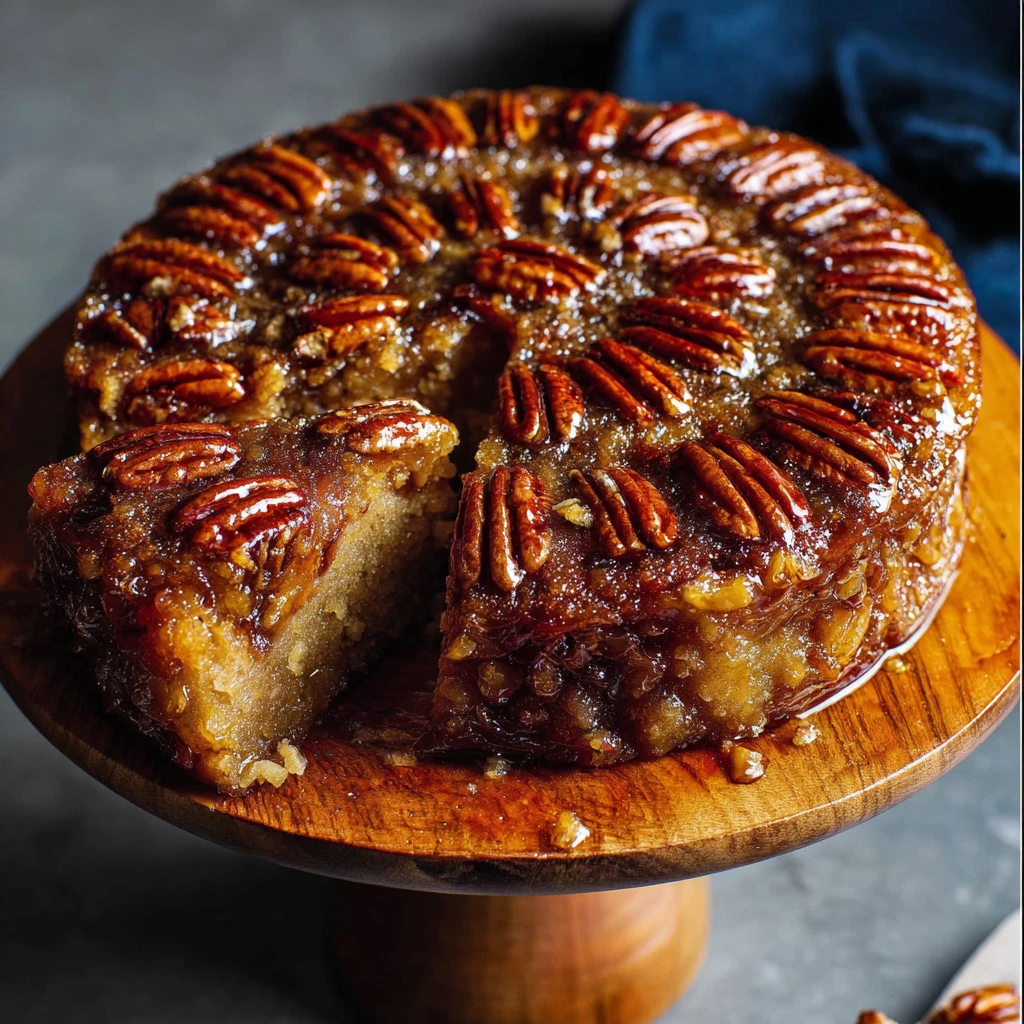 Pecan Upside Down Cake Recipe