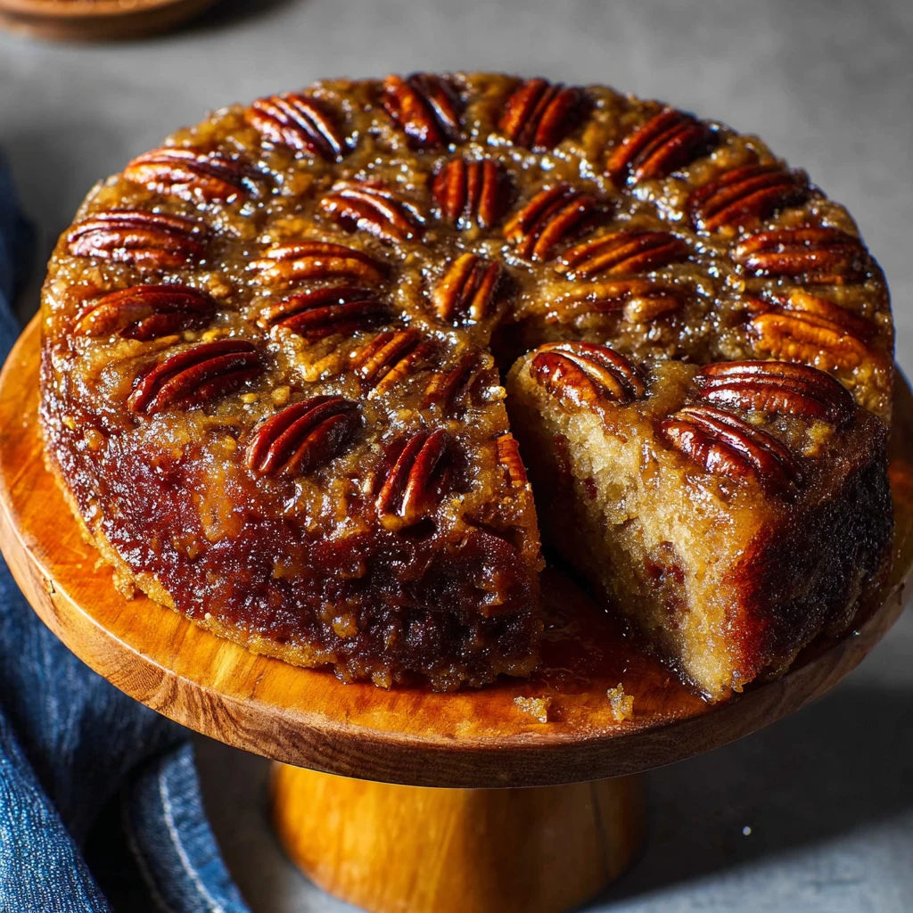 Pecan Upside Down Cake Recipe