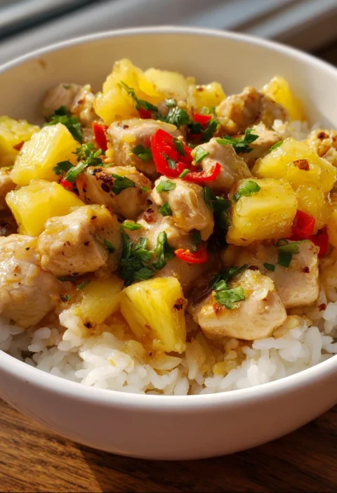 Pineapple Chicken Rice